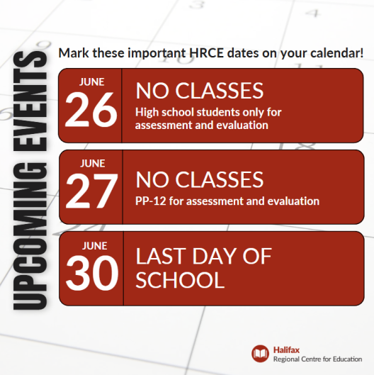 Important dates in June - see below