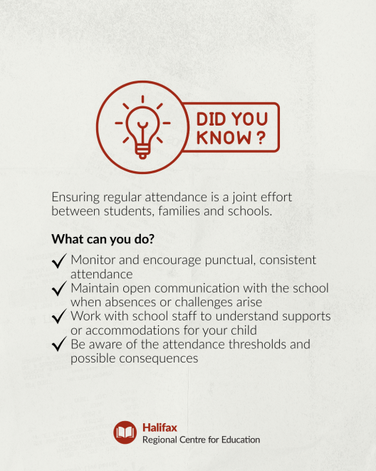 How you can support attendance poster