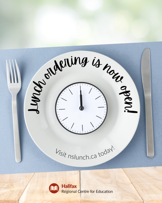 School lunch program is open poster
