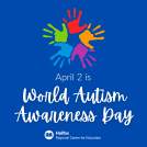 World Autism awareness day poster - April 2nd