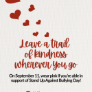 Leave a trail of kindness poster